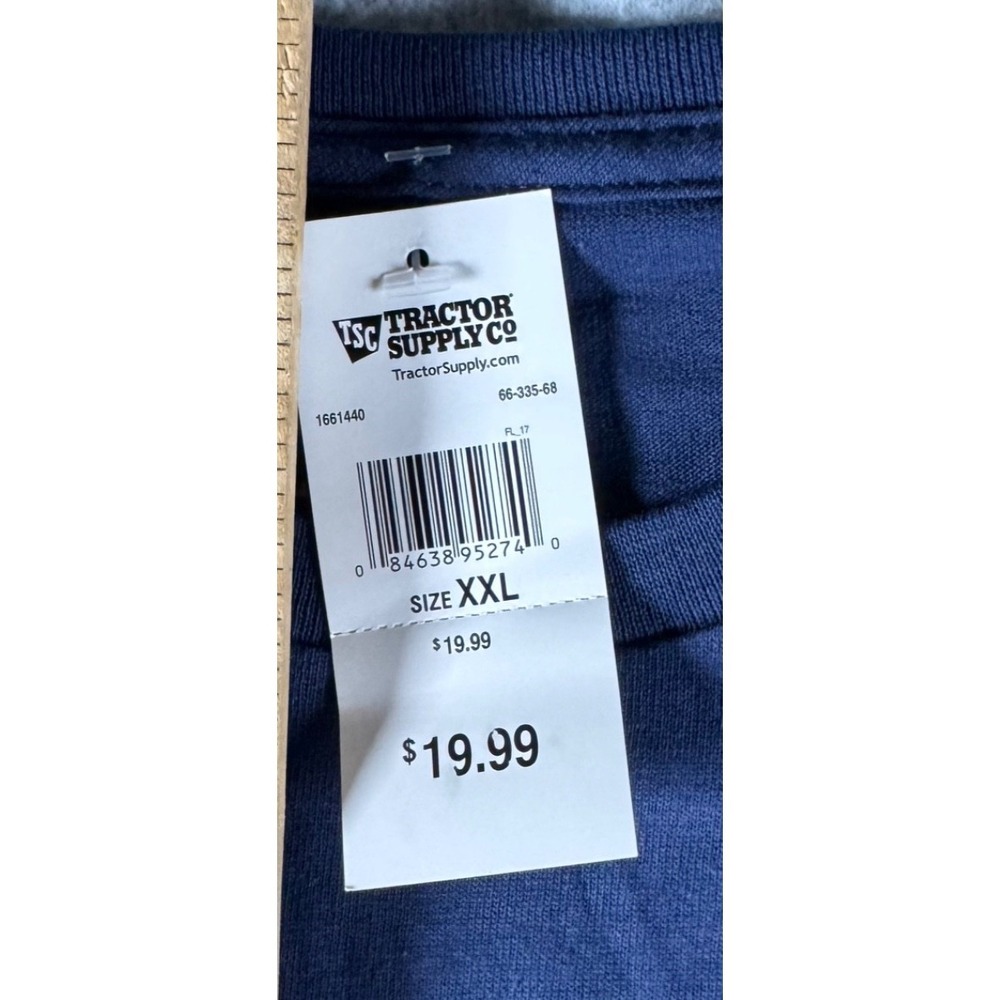 Yellowstone DUTTON RANCH Montana Licensed T-Shirt XXL 2XL Men's Women's Blue - Picture 5 of 5